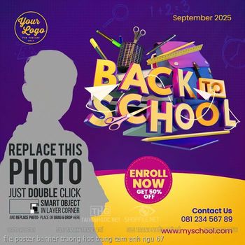 file poster banner truong hoc trung tam anh ngu 67