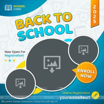 file poster banner truong hoc trung tam anh ngu 69