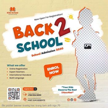 file poster banner truong hoc trung tam anh ngu 79