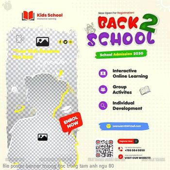 file poster banner truong hoc trung tam anh ngu 80