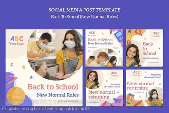 file poster truong hoc school tieng anh tre em 02