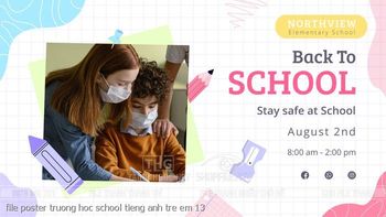 file poster truong hoc school tieng anh tre em 13