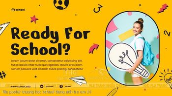 file poster truong hoc school tieng anh tre em 14