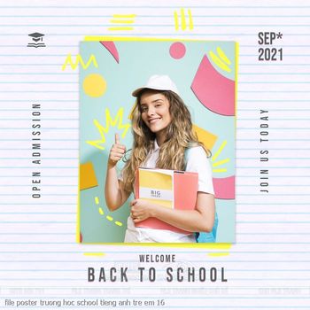 file poster truong hoc school tieng anh tre em 16