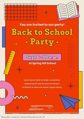 file poster truong hoc school tieng anh tre em 24