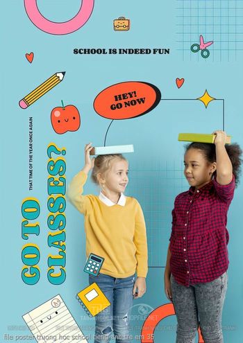 file poster truong hoc school tieng anh tre em 35
