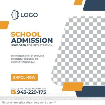 file poster truong hoc school tieng anh tre em 47