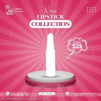 file psd poster banner my pham cosmetic 01