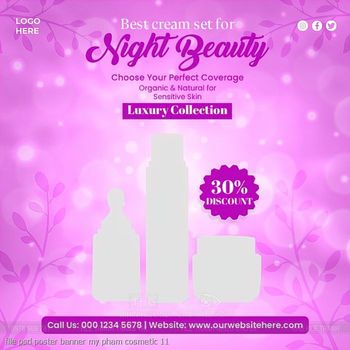 file psd poster banner my pham cosmetic 11