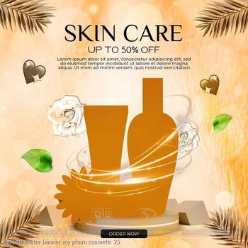 file psd poster banner my pham cosmetic 25
