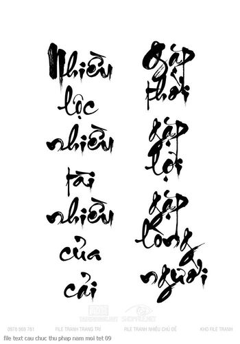 file text cau chuc thu phap nam moi tet 09