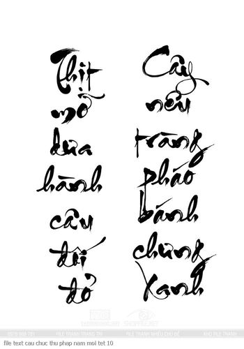 file text cau chuc thu phap nam moi tet 10