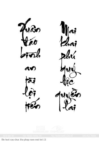 file text cau chuc thu phap nam moi tet 12