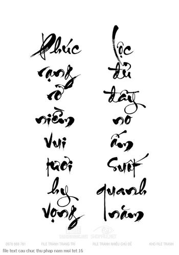 file text cau chuc thu phap nam moi tet 16