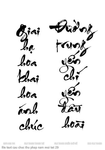file text cau chuc thu phap nam moi tet 29