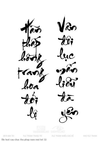 file text cau chuc thu phap nam moi tet 32