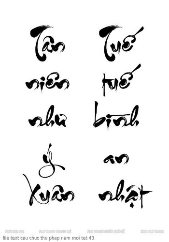 file text cau chuc thu phap nam moi tet 43