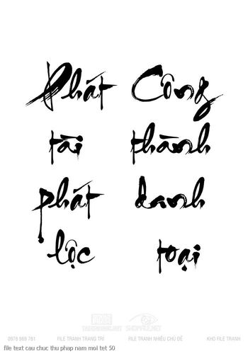 file text cau chuc thu phap nam moi tet 50