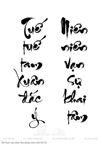 file text cau chuc thu phap nam moi tet 65