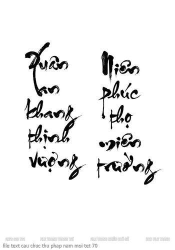 file text cau chuc thu phap nam moi tet 70