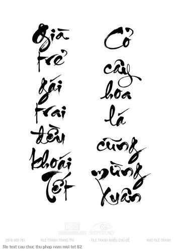 file text cau chuc thu phap nam moi tet 82