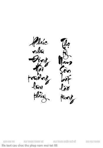 file text cau chuc thu phap nam moi tet 88