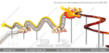 file trang tri tieu canh background 3d sketchup cnc tet 2024 023