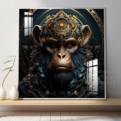 file tranh 12 con giap mau 1 09 con khi than