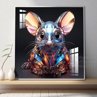 file tranh 12 con giap mau 10 01 con chuot ti