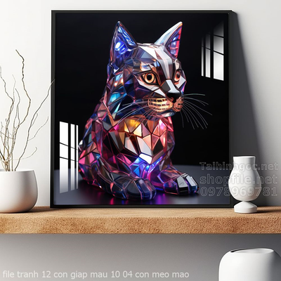 file tranh 12 con giap mau 10 04 con meo mao