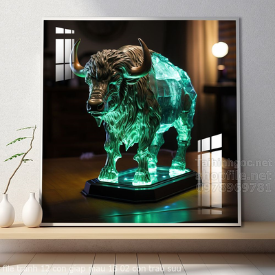 file tranh 12 con giap mau 13 02 con trau suu