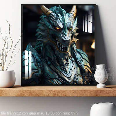 file tranh 12 con giap mau 13 05 con rong thin