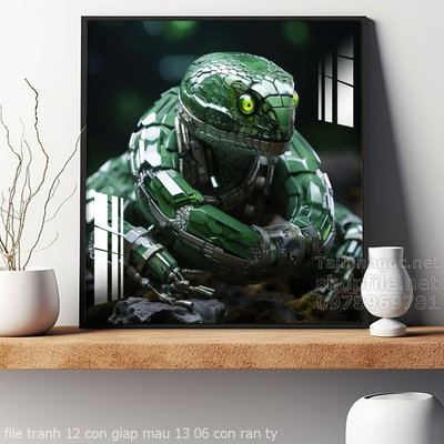 file tranh 12 con giap mau 13 06 con ran ty