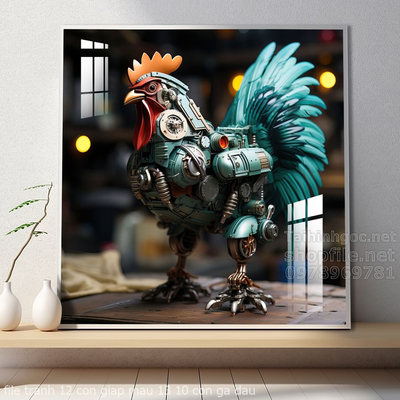 file tranh 12 con giap mau 13 10 con ga dau