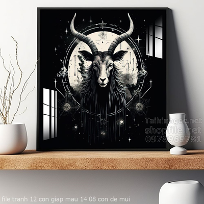 file tranh 12 con giap mau 14 08 con de mui