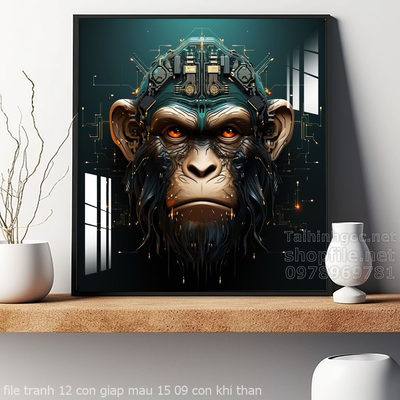 file tranh 12 con giap mau 15 09 con khi than