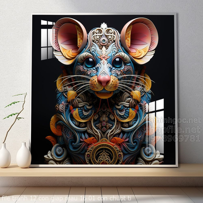 file tranh 12 con giap mau 16 01 con chuot ti