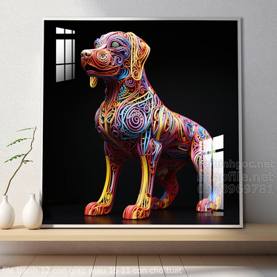 file tranh 12 con giap mau 16 11 con cho tuat