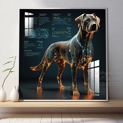 file tranh 12 con giap mau 18 11 con cho tuat