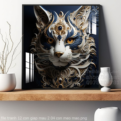 file tranh 12 con giap mau 2 04 con meo mao