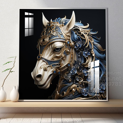 file tranh 12 con giap mau 2 07 con ngua ngo