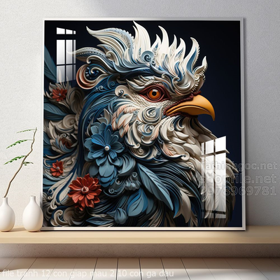 file tranh 12 con giap mau 2 10 con ga dau