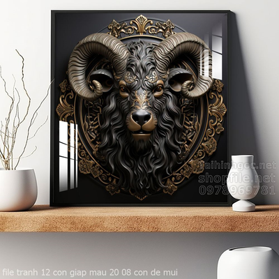 file tranh 12 con giap mau 20 08 con de mui