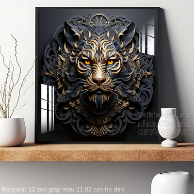 file tranh 12 con giap mau 21 03 con ho dan