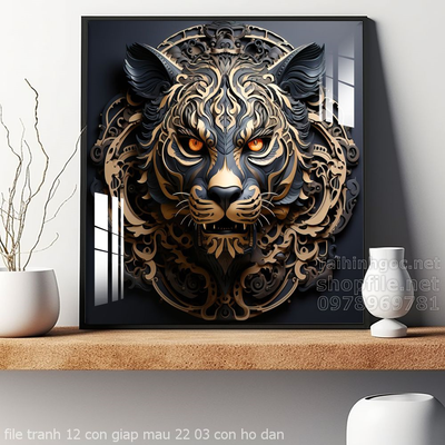 file tranh 12 con giap mau 22 03 con ho dan