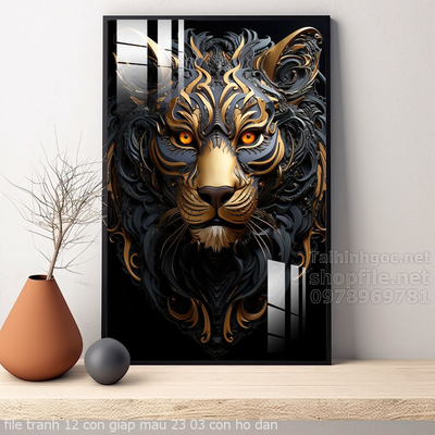 file tranh 12 con giap mau 23 03 con ho dan