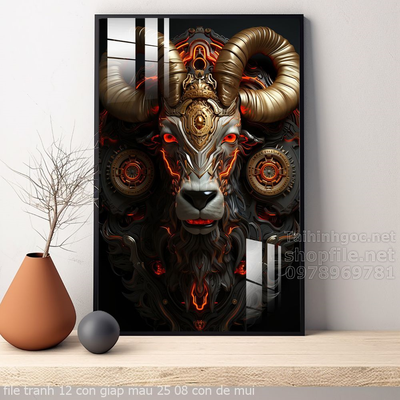 file tranh 12 con giap mau 25 08 con de mui