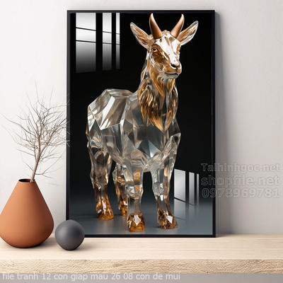 file tranh 12 con giap mau 26 08 con de mui