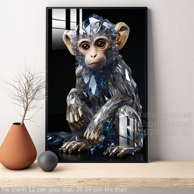 file tranh 12 con giap mau 26 09 con khi than