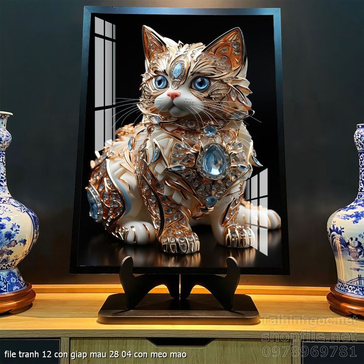 file tranh 12 con giap mau 28 04 con meo mao